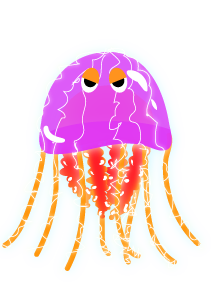 pink jellyfish